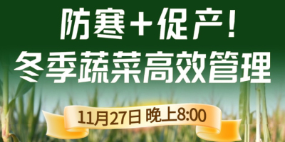 《细说农技》专家张宝林教冬季蔬菜防寒 + 促产高效管理，27 日晚 8 点！