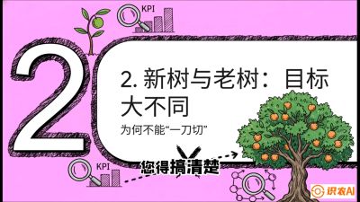 第3节：【春肥策略】开春底肥：新树&ldquo;扩版图&rdquo;，老树&ldquo;点引擎&rdquo;，课程：《柑橘底肥&ldquo;翻身账&rdquo;：从改土到高产的实战全书》