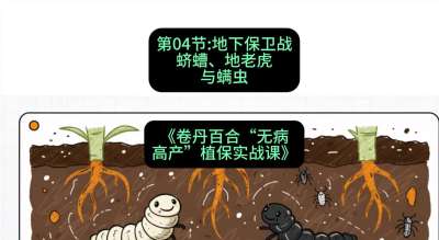 第04节：地下保卫战&mdash;&mdash;蛴螬、地老虎与螨虫 ，课程：《卷丹百合&ldquo;无病高产&rdquo;植保实战课》#识农AI
