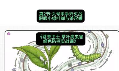 第02节：头号杀手歼灭战&mdash;&mdash;假眼小绿叶蝉与茶尺蠖，课程：《茗茶卫士&mdash;&mdash;茶叶病虫害绿色防控实战课》#识农AI