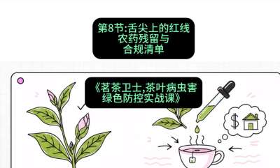 第08节：舌尖上的红线&mdash;&mdash;农药残留与合规清单，课程：《茗茶卫士&mdash;&mdash;茶叶病虫害绿色防控实战课》#识农AI
